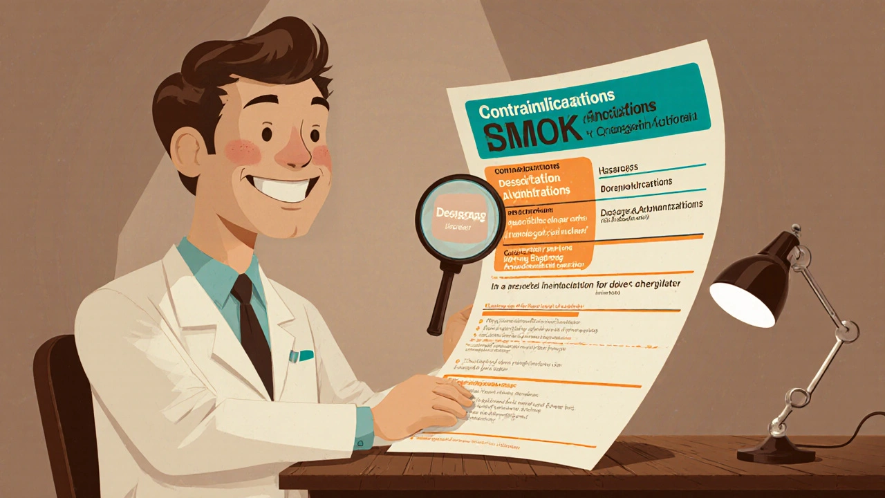 FDA Label Terms Glossary: Contraindication, Description, Dosage, Precautions & More