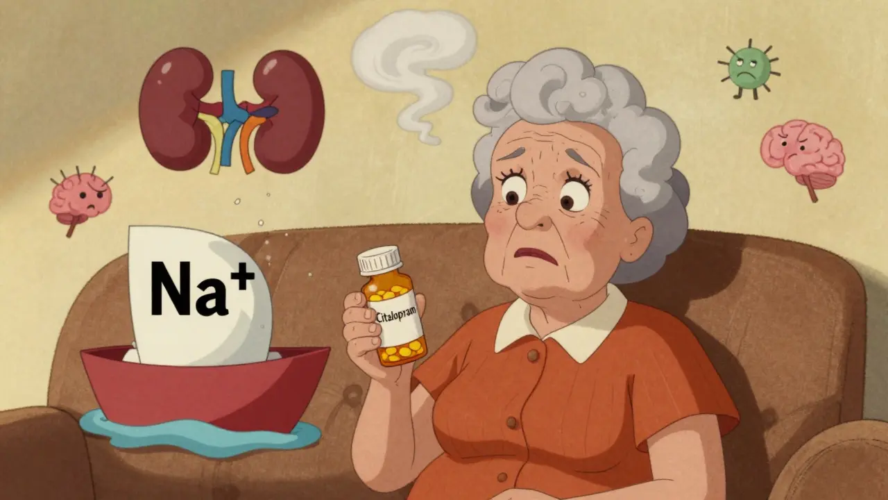 Hyponatremia from SSRIs: How Low Sodium and Confusion Risk Affect Antidepressant Use